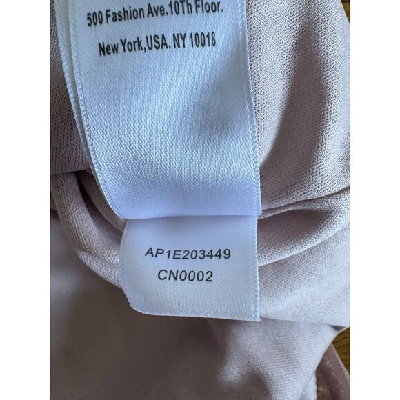 Adrianna Papell Stripe Sequin Mini Slip Dress Sz 2, Rose Gold Cocktail Party - Picture 12 of 12